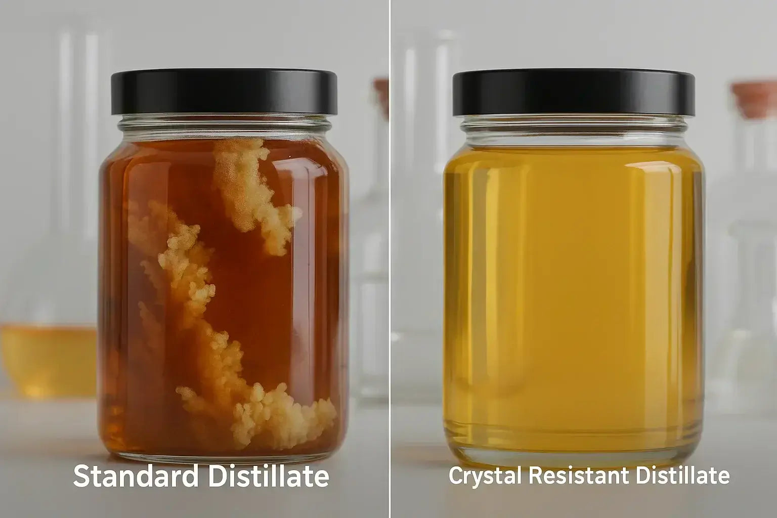 Crystal Resistant vs Standard Distillate | Key Differences