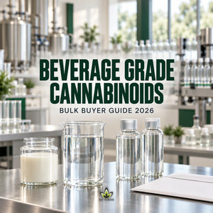 Beverage Grade Cannabinoids Buyer Guide: Bulk Specs, Pricing & Sourcing