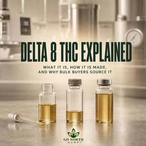 Delta 8 THC Explained: What It Is, How It Is Made, and Why Bulk Buyers Source It from Go North Hemp