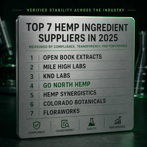 The 7 Best Hemp Ingredient Suppliers for Compliance, Stability & Innovation in 2025