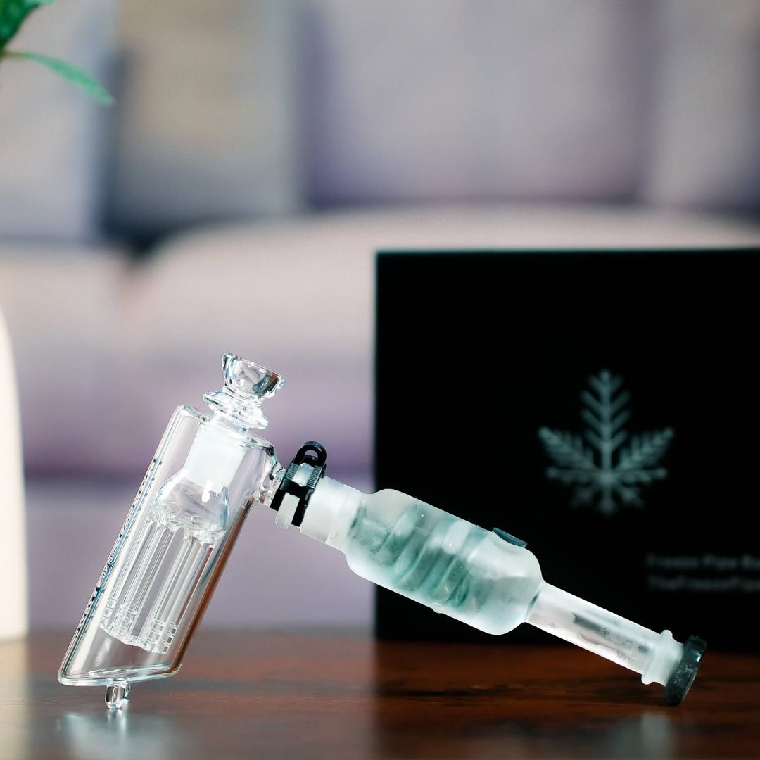 Freeze Pipe Bubbler — Glycerin-Cooled Handheld Bubbler with Freeze Pipe Packaging