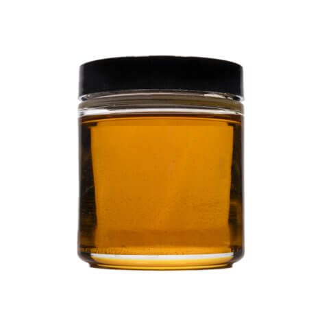 EPN Euphorinol - New Super Sativa product in a jar showcasing its distinct golden color and clarity.