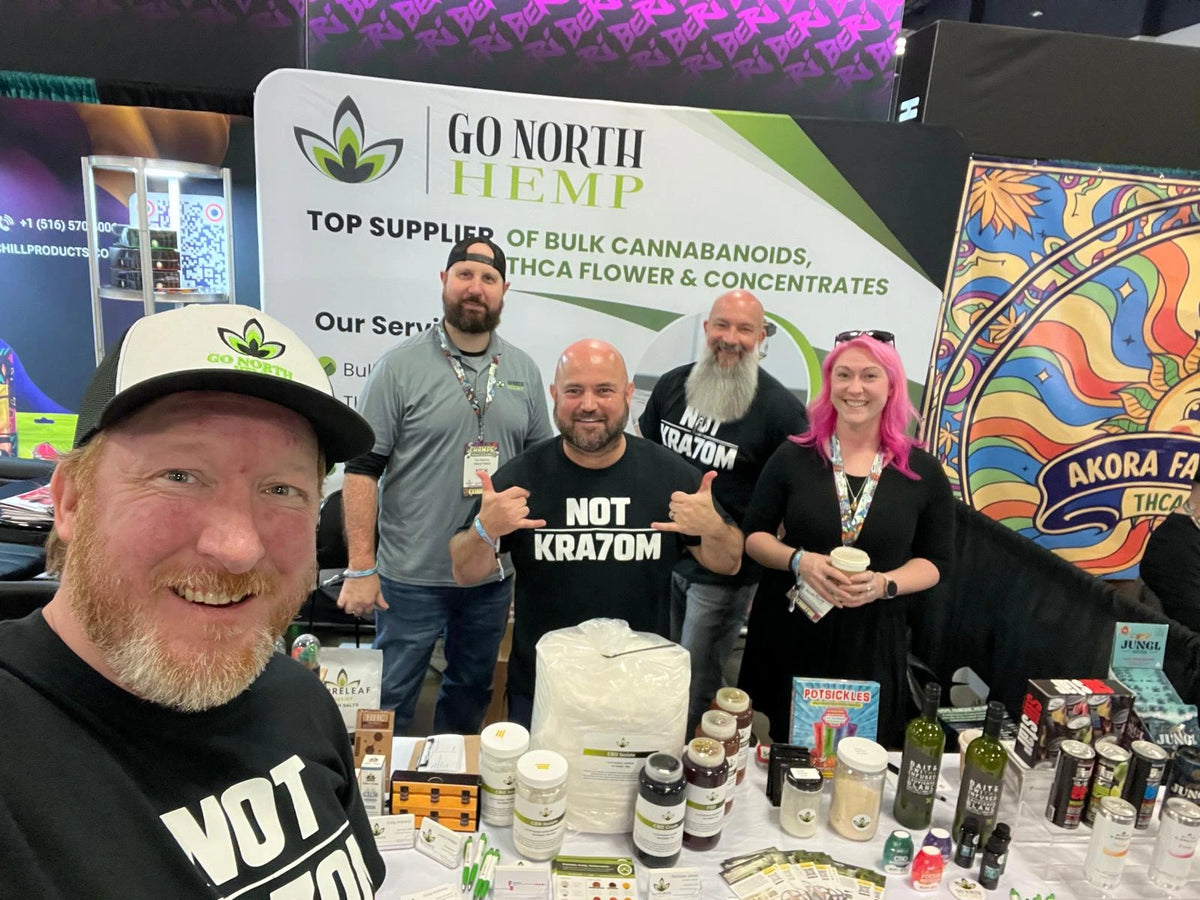 Go North Hemp team at CHAMPS Austin 2026 trade show
